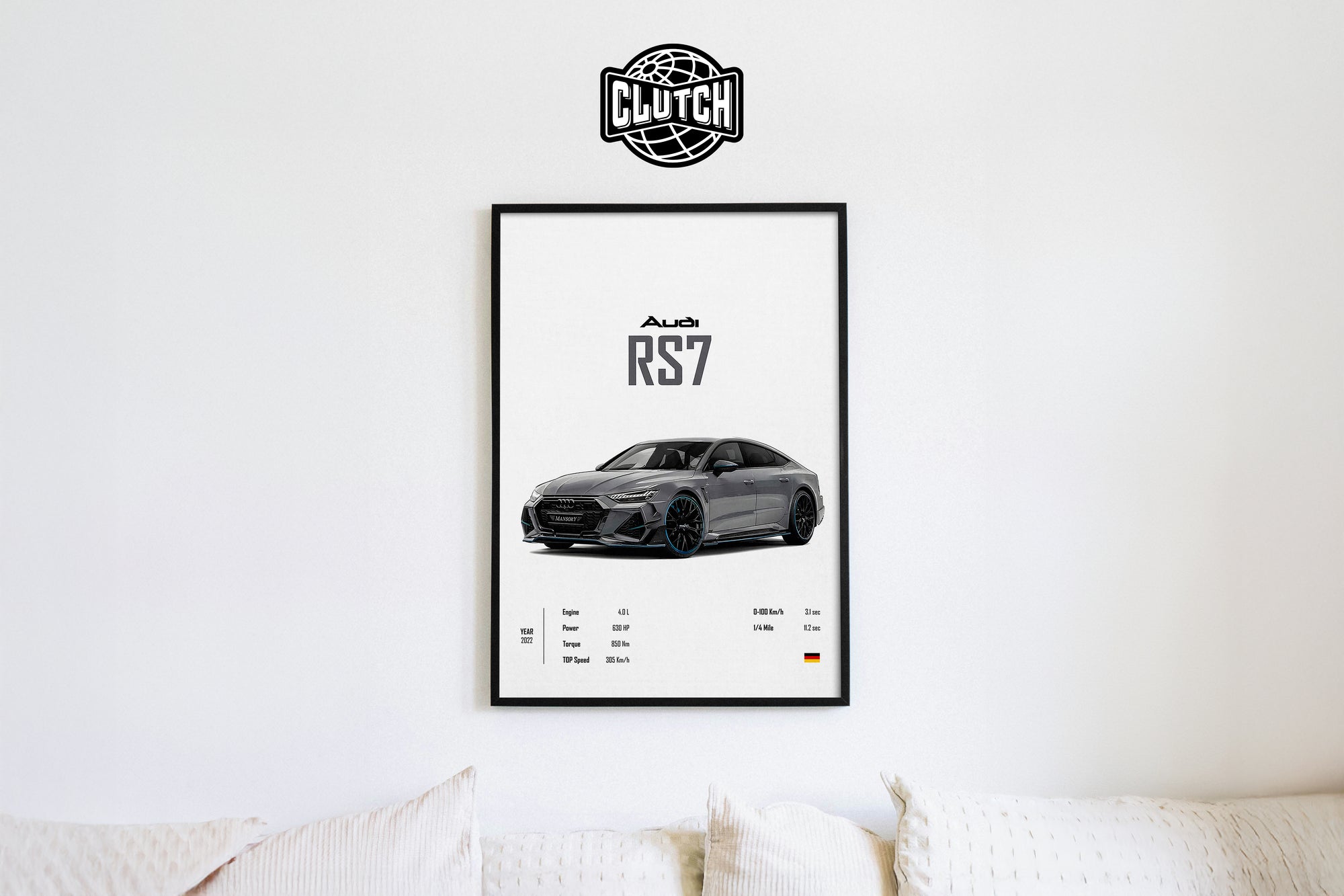 Audi RS7 'CORE' Car Poster