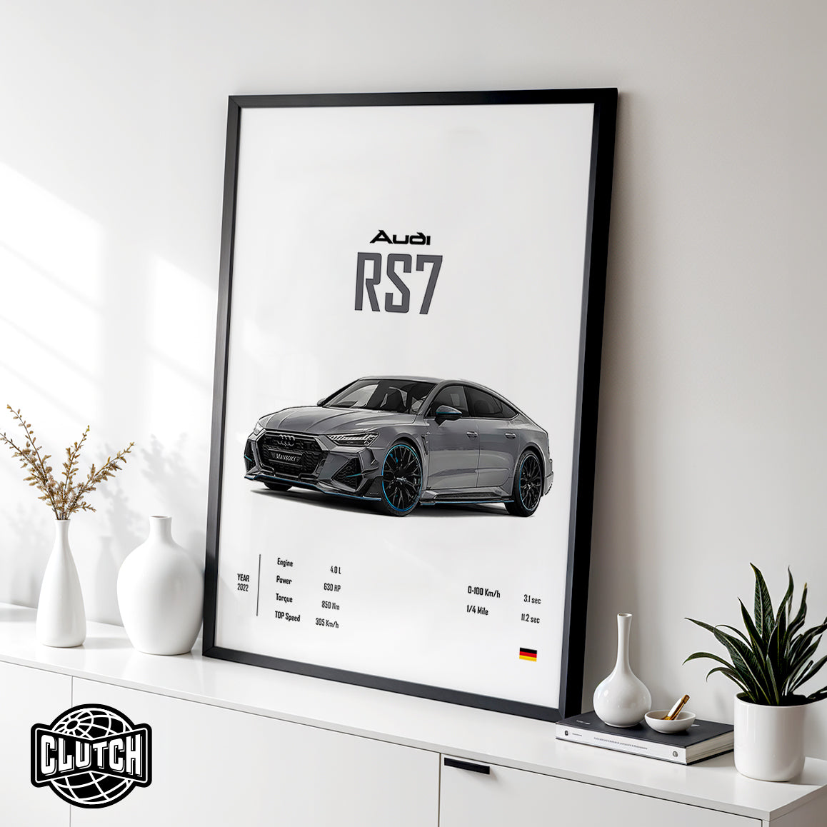 Audi RS7 'CORE' Car Poster