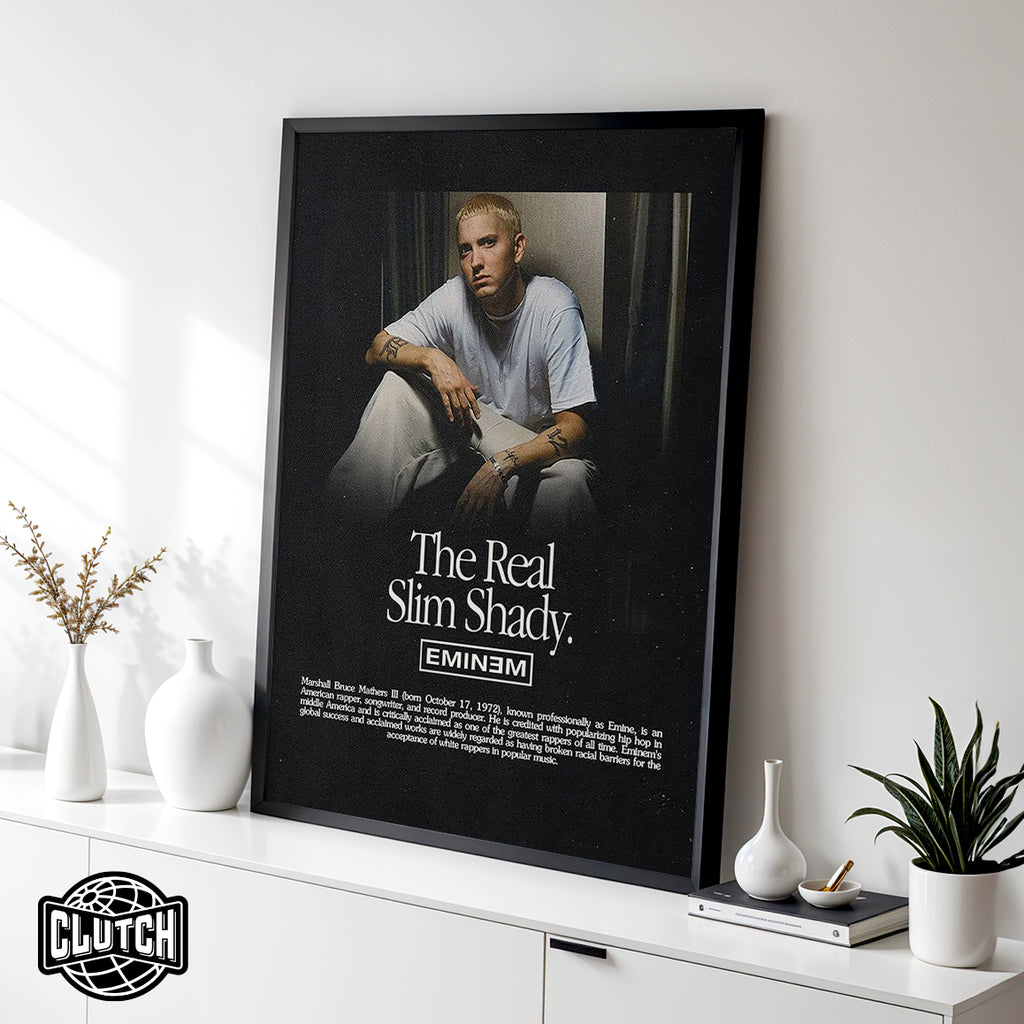 Eminem 'The Real Slim Shady' Poster