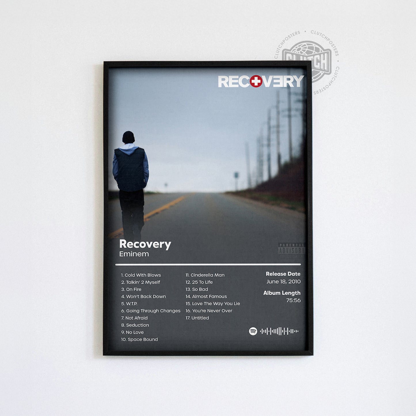 Eminem 'Recovery' Album Poster