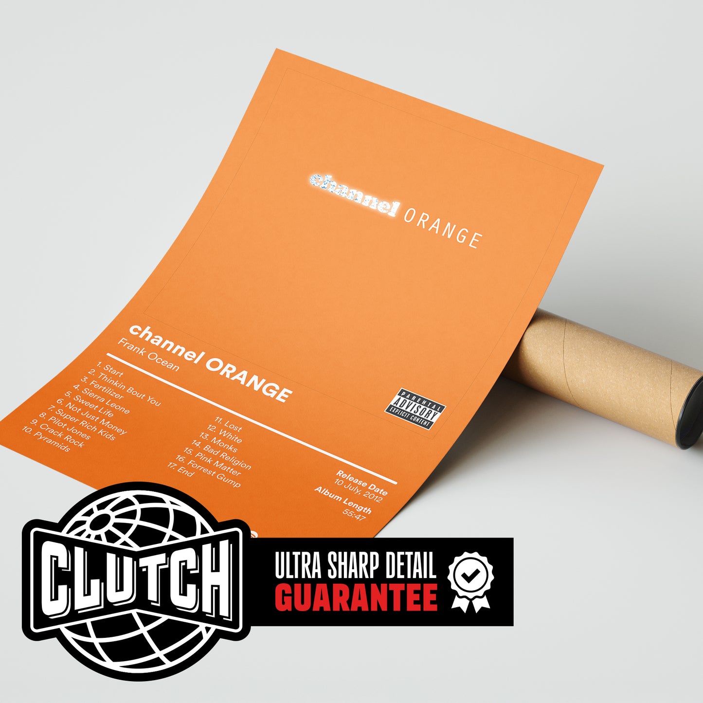 Frank Ocean 'Channel ORANGE' Album Poster