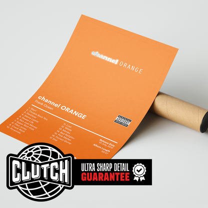 Frank Ocean 'Channel ORANGE' Album Poster