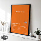 Frank Ocean 'Channel ORANGE' Album Poster