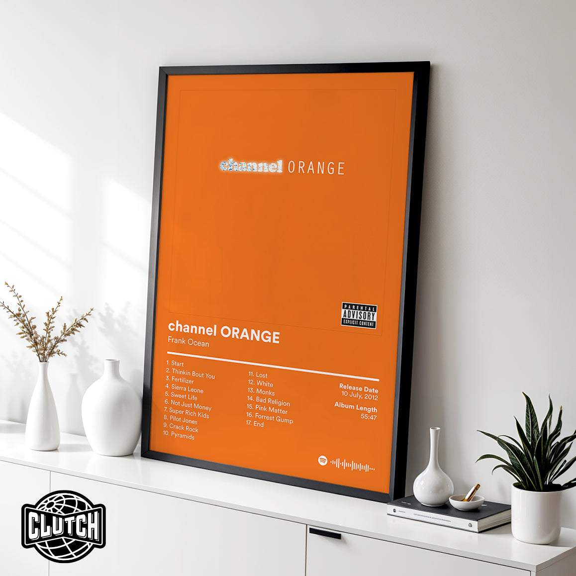 Frank Ocean 'Channel ORANGE' Album Poster