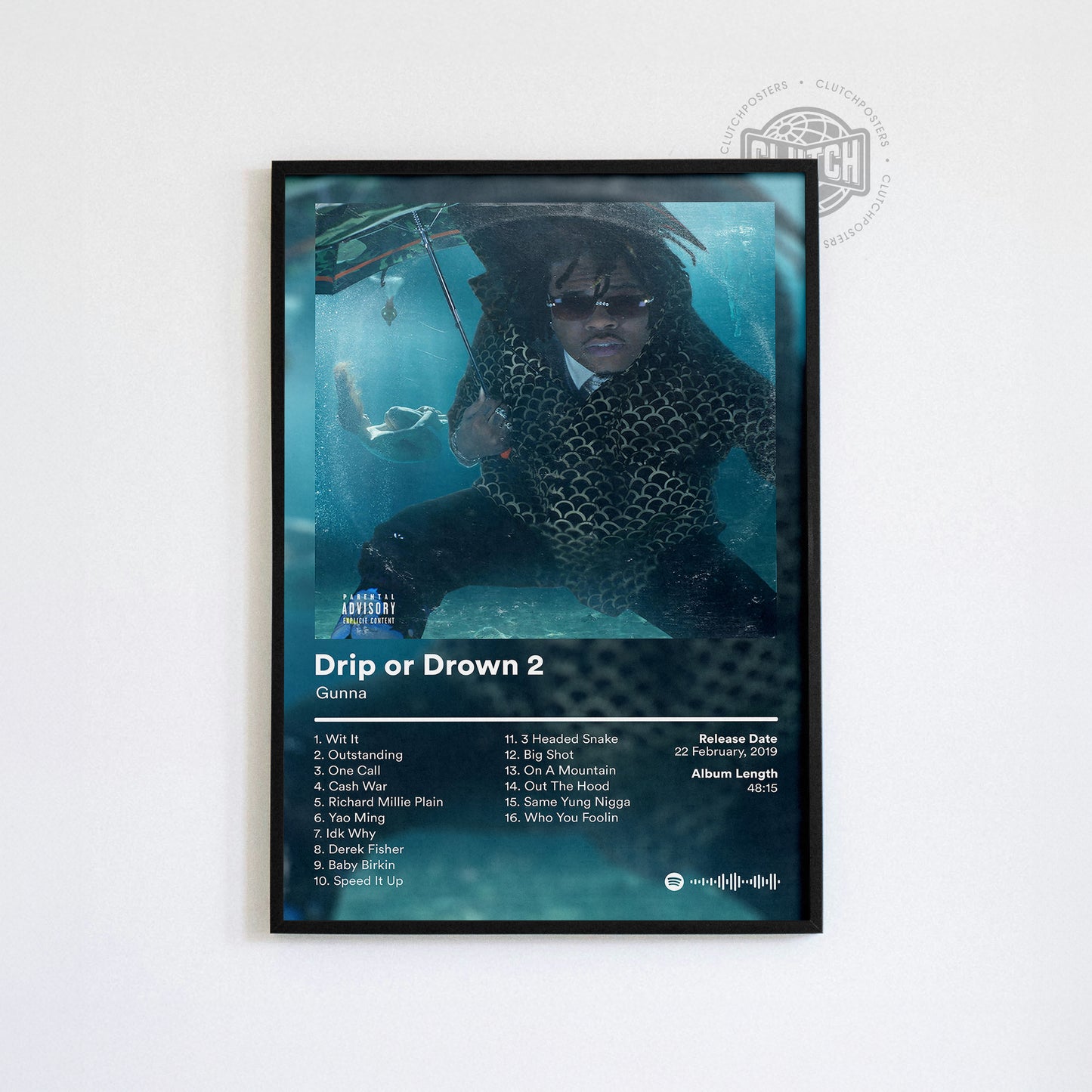 Gunna 'Drip or Drown 2' Album Poster