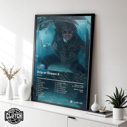 Gunna 'Drip or Drown 2' Album Poster