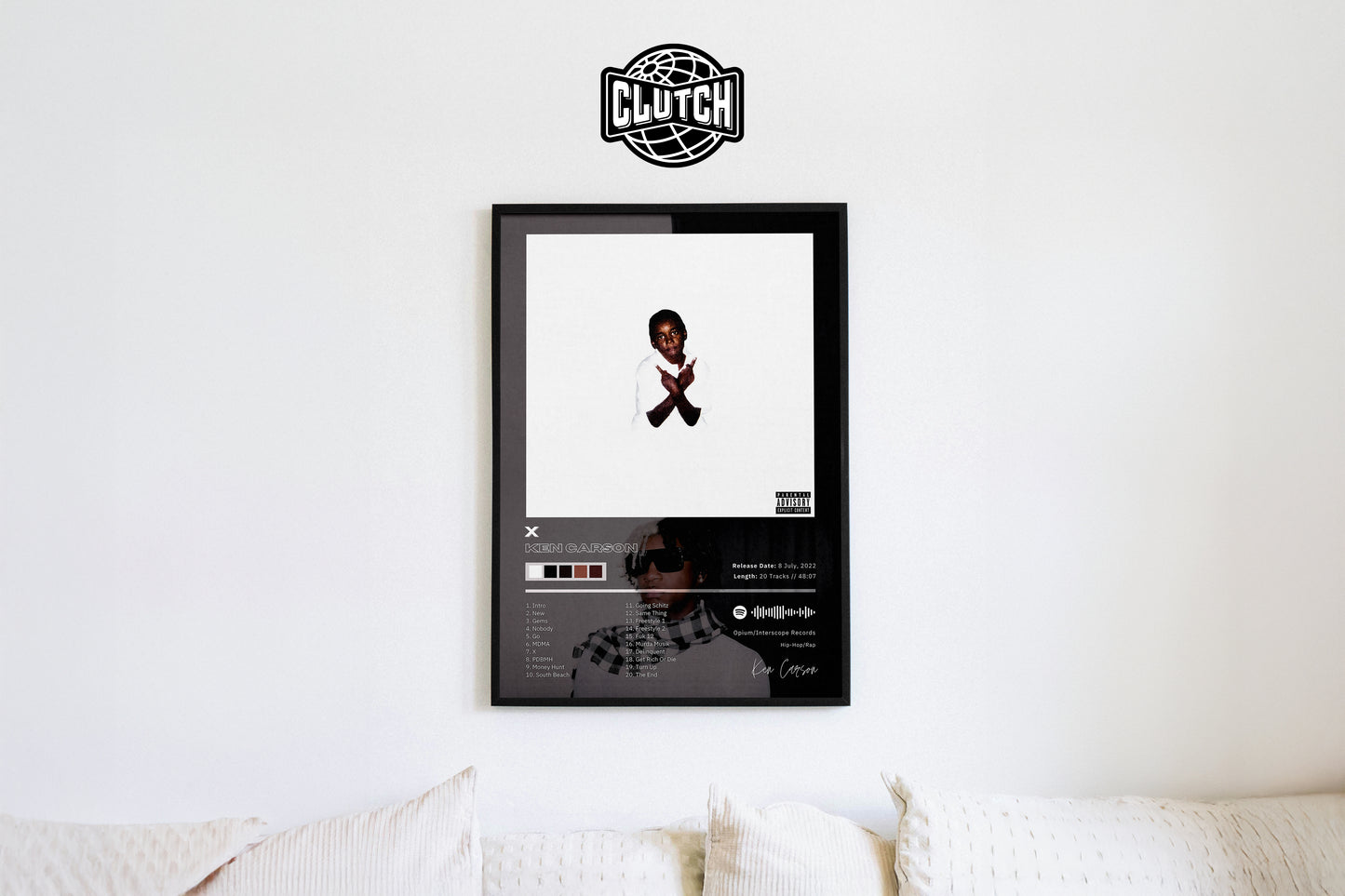 Ken Carson 'X' Album Poster