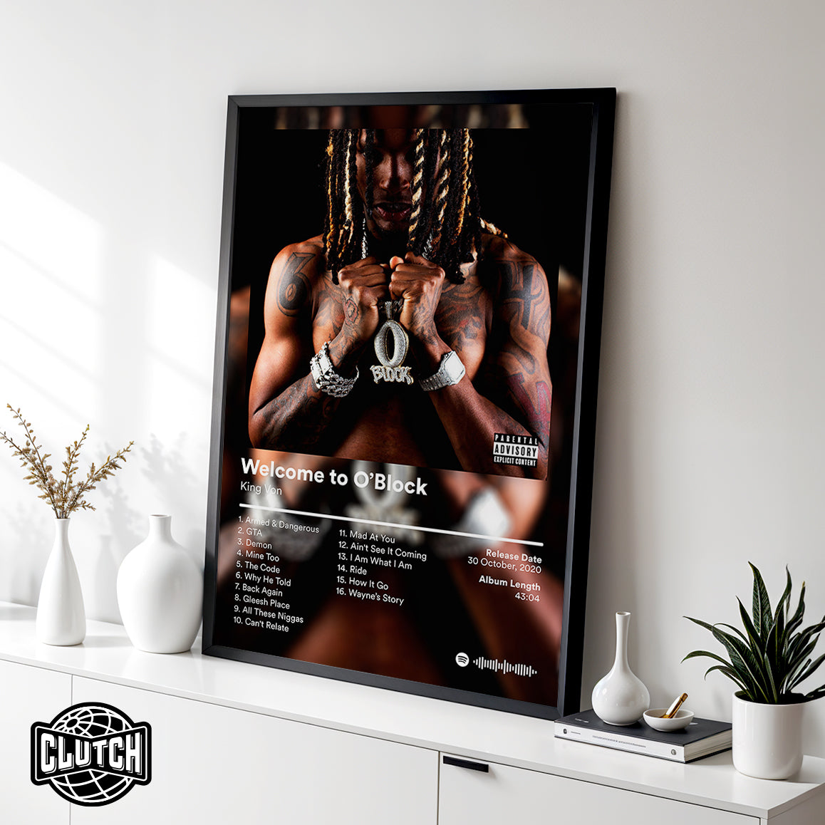 King Von 'Welcome To O Block' Album Poster