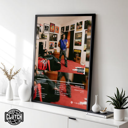 Lil Tecca 'TEC' Album Poster