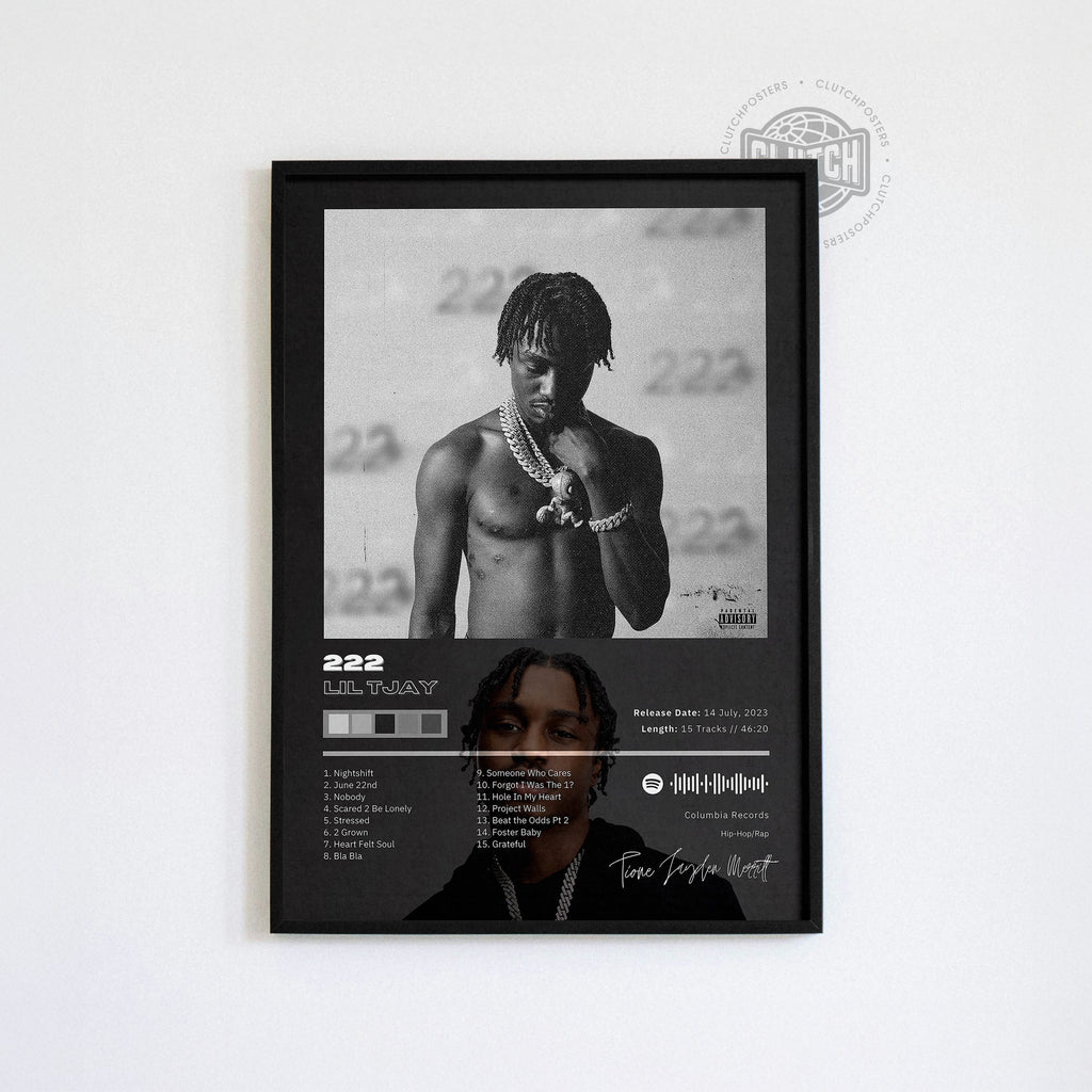 Lil Tjay '222' Album Poster
