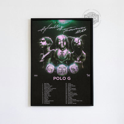 Polo G "Hall Of Fame 2.0" Album Poster