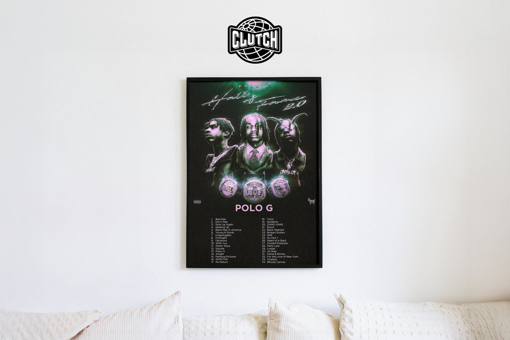 Polo G "Hall Of Fame 2.0" Album Poster