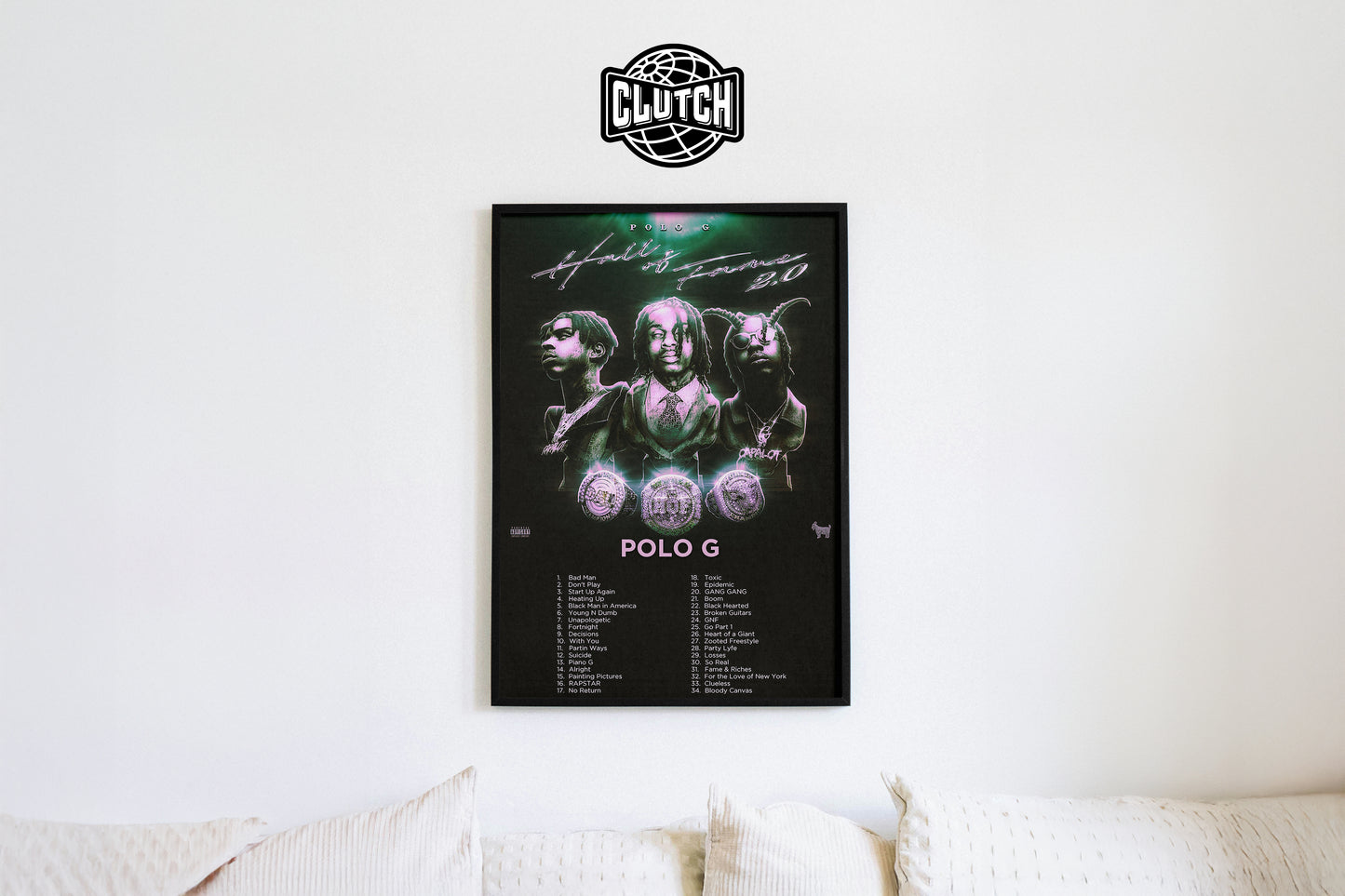 Polo G "Hall Of Fame 2.0" Album Poster