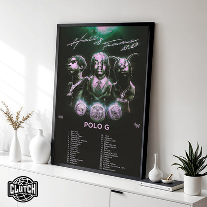 Polo G "Hall Of Fame 2.0" Album Poster
