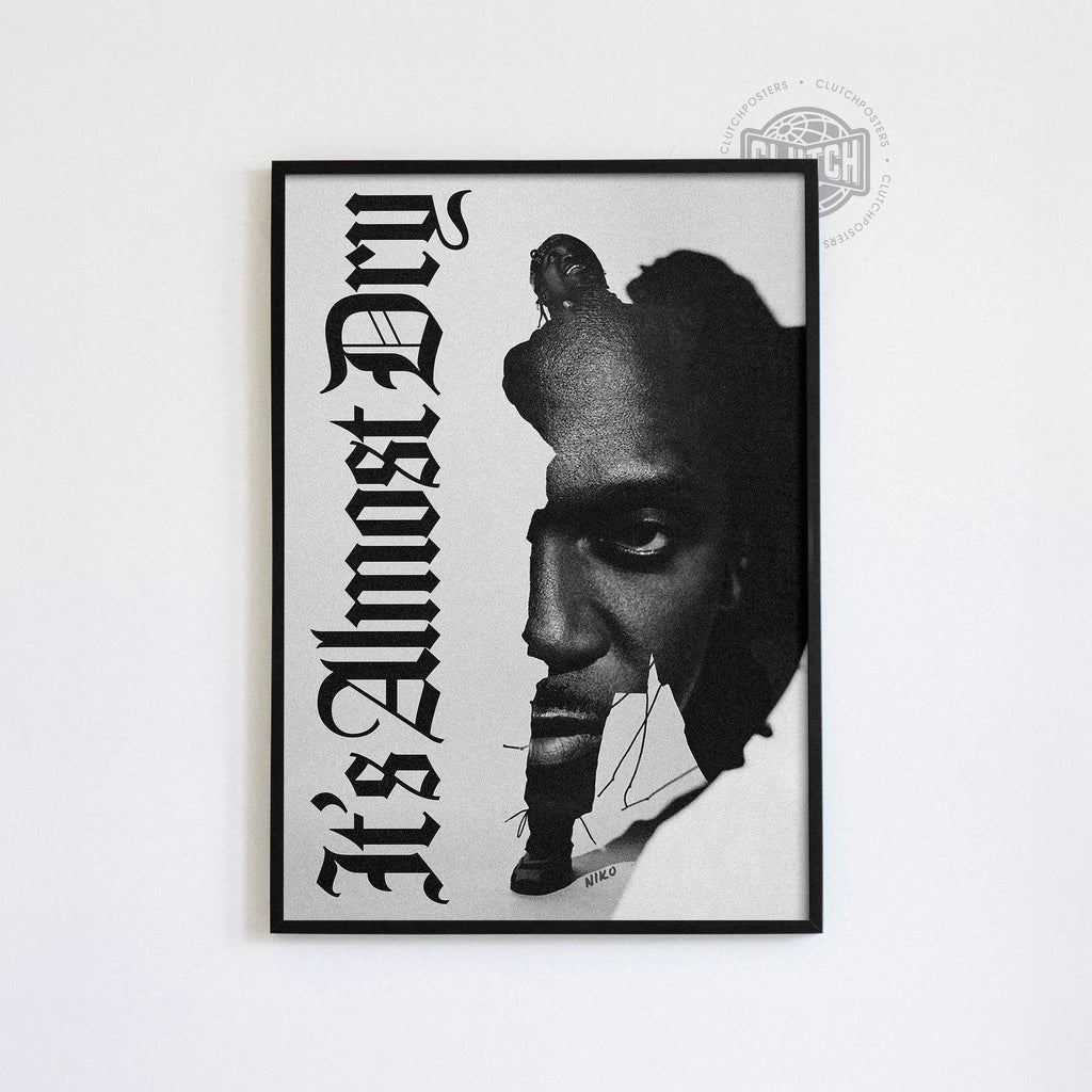 Pusha T 'Almost Dry' Poster