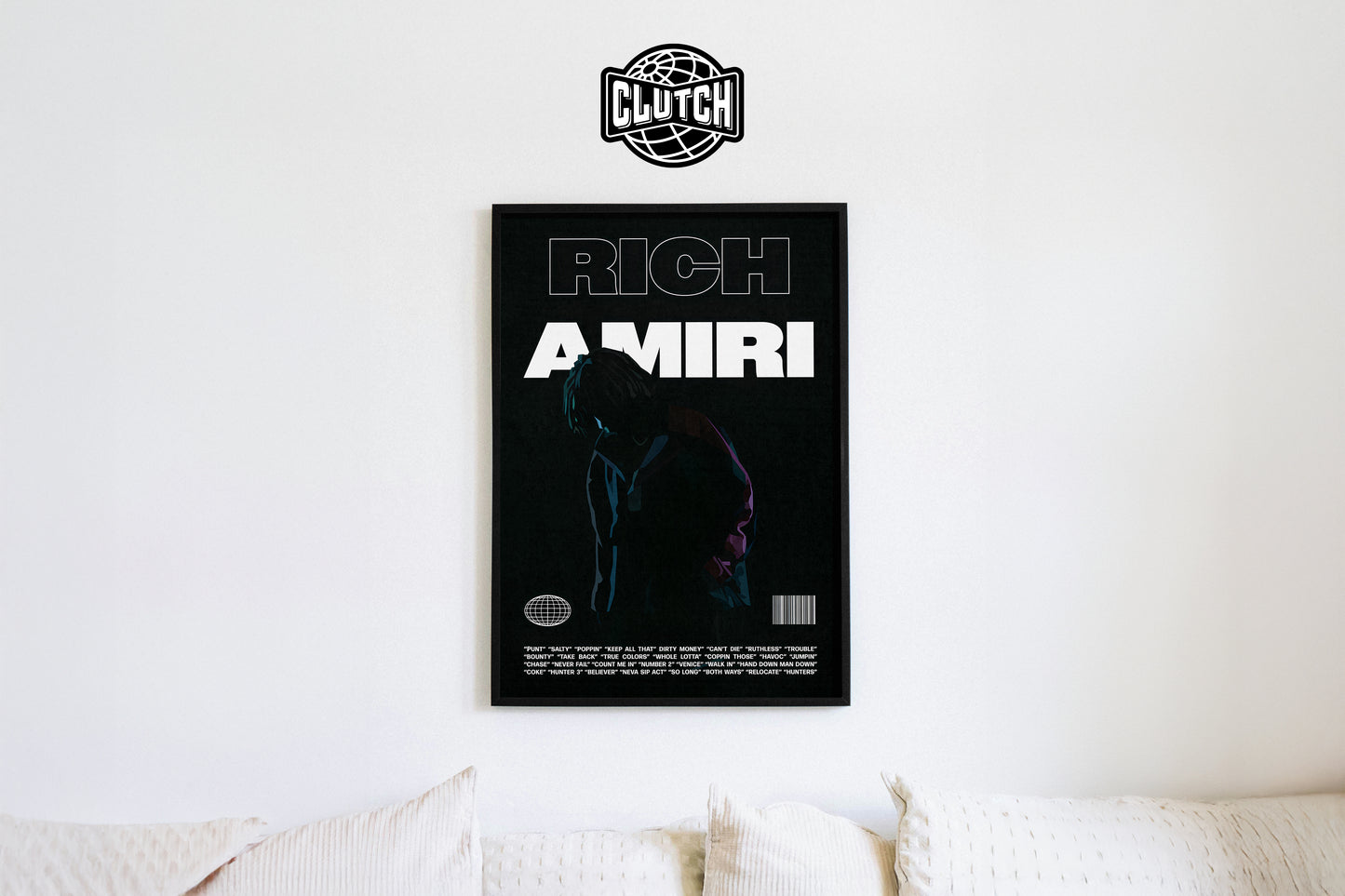 Rich Amiri 'Focus' B&W Poster