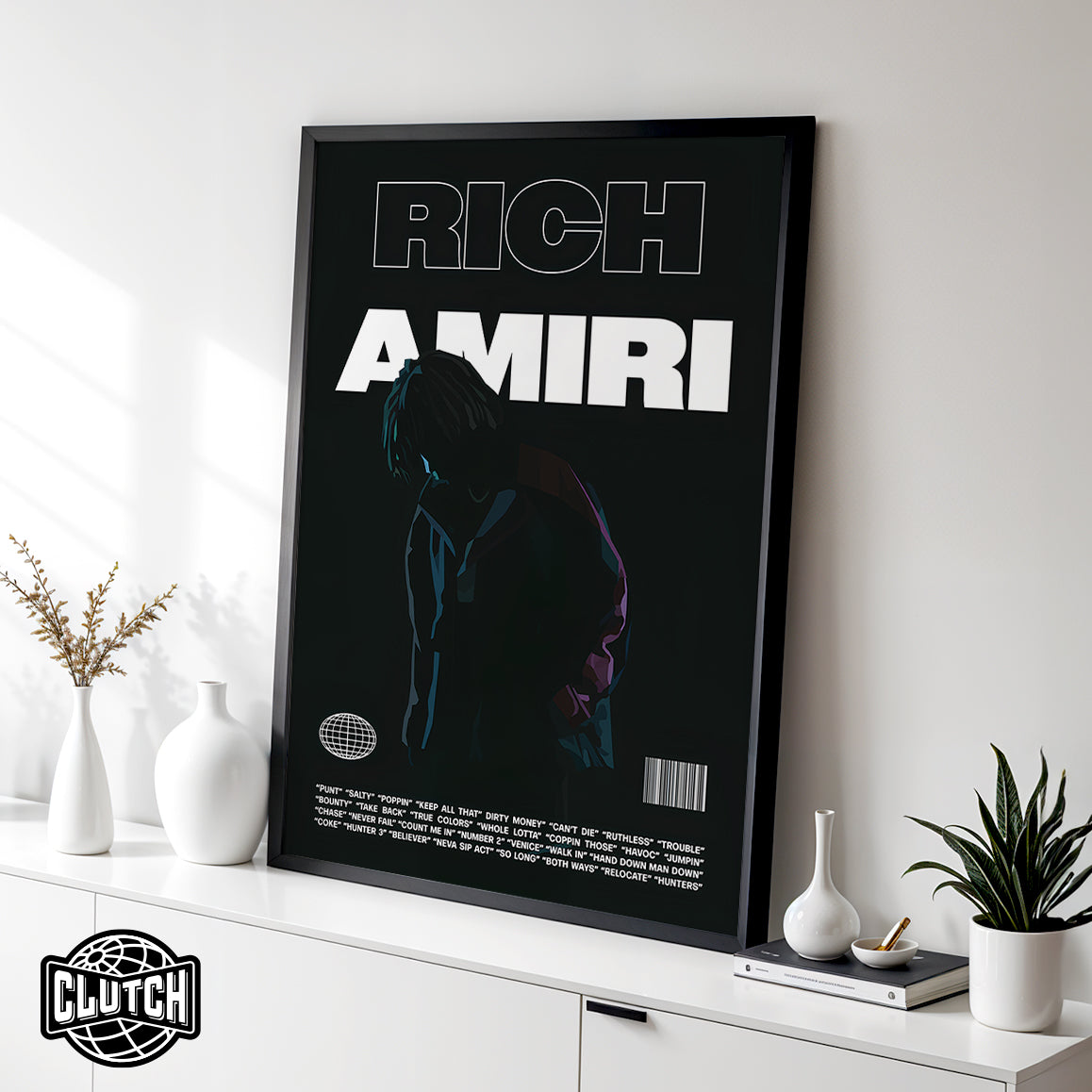 Rich Amiri 'Focus' B&W Poster