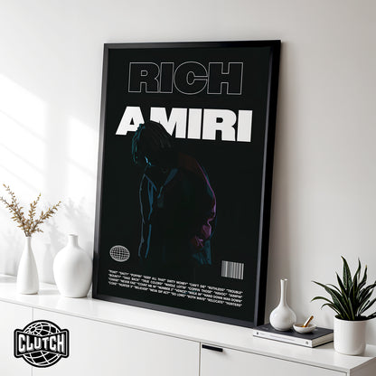 Rich Amiri 'Focus' B&W Poster