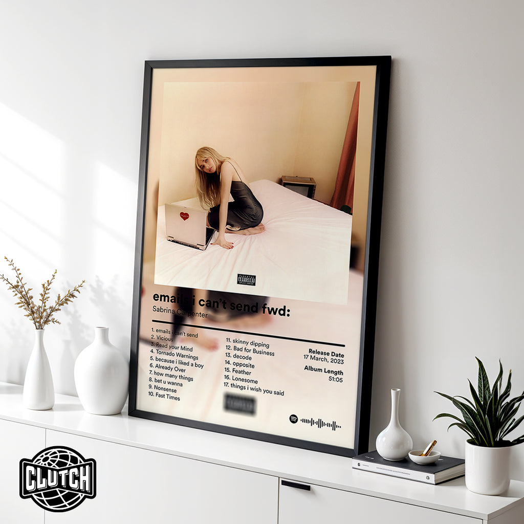 Sabrina Carpenter 'emails i cant send fwd' Album Poster