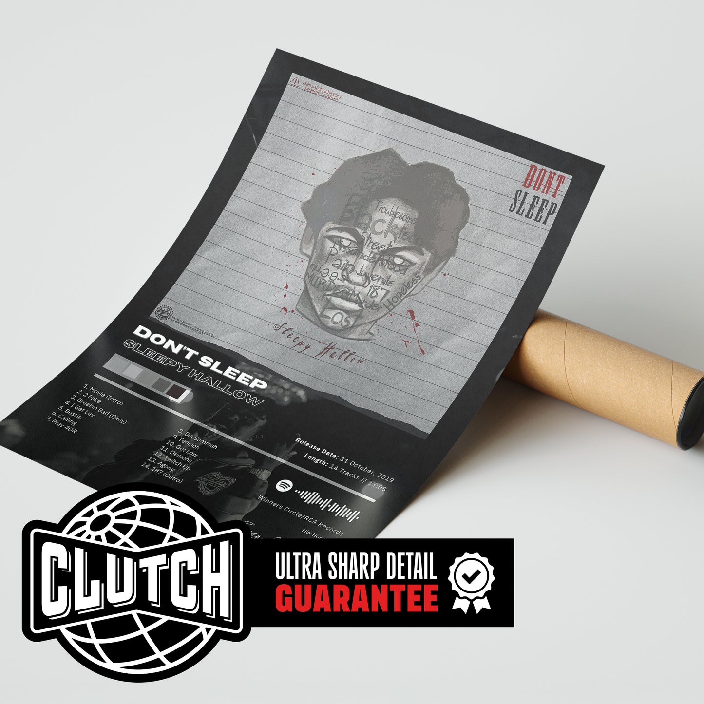 Sleepy Hallow 'Dont Sleep' Album Poster