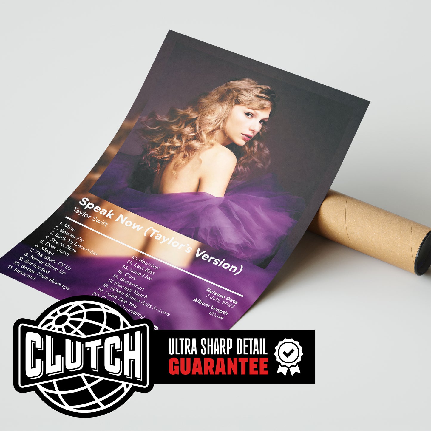 Taylor Swift 'Speak Now' (Taylor's Version) Album Poster