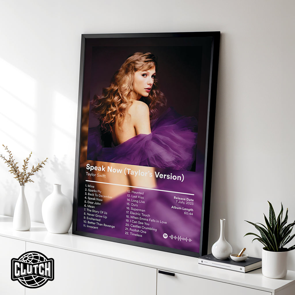 Taylor Swift 'Speak Now' (Taylor's Version) Album Poster