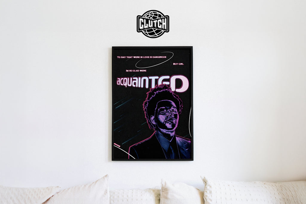 The Weeknd 'Acquainted' Poster