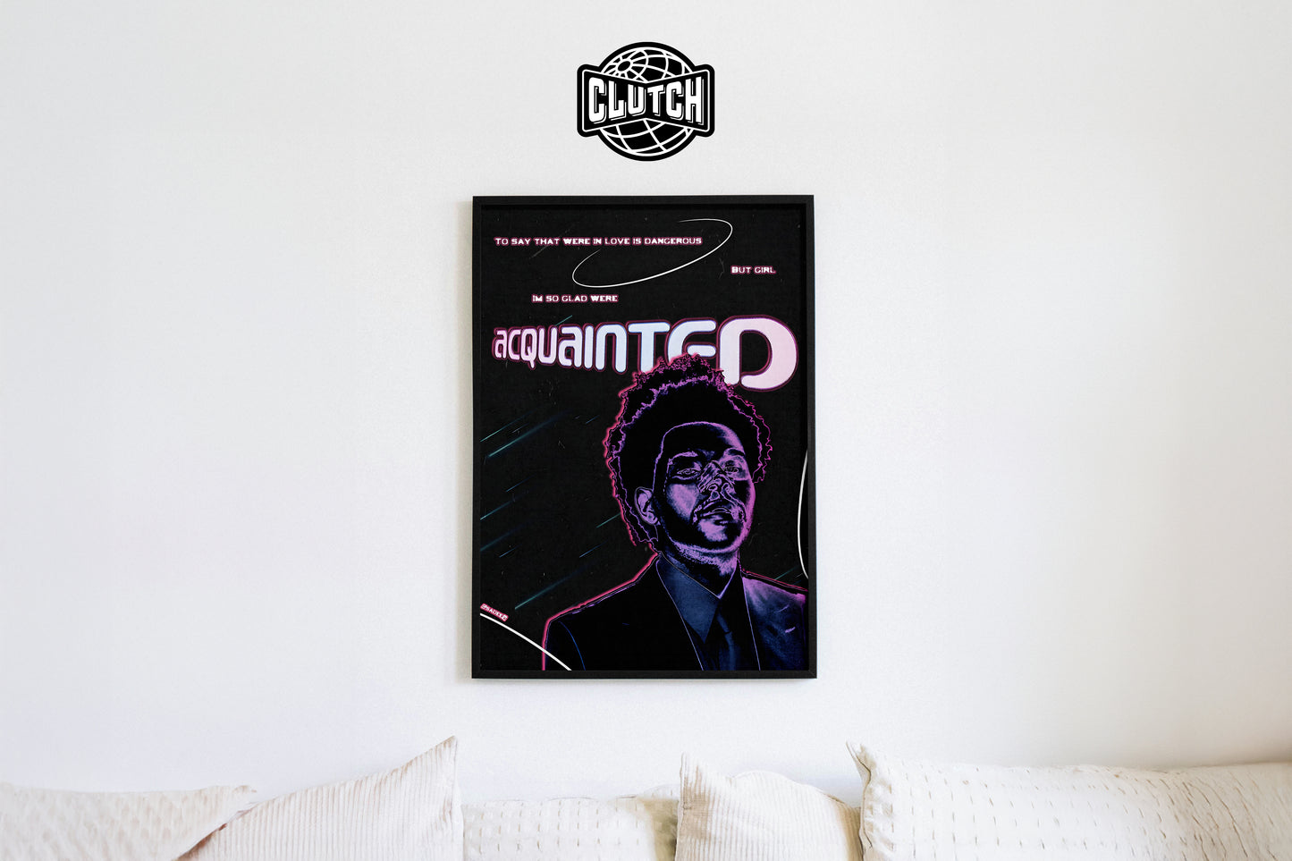 The Weeknd 'Acquainted' Poster