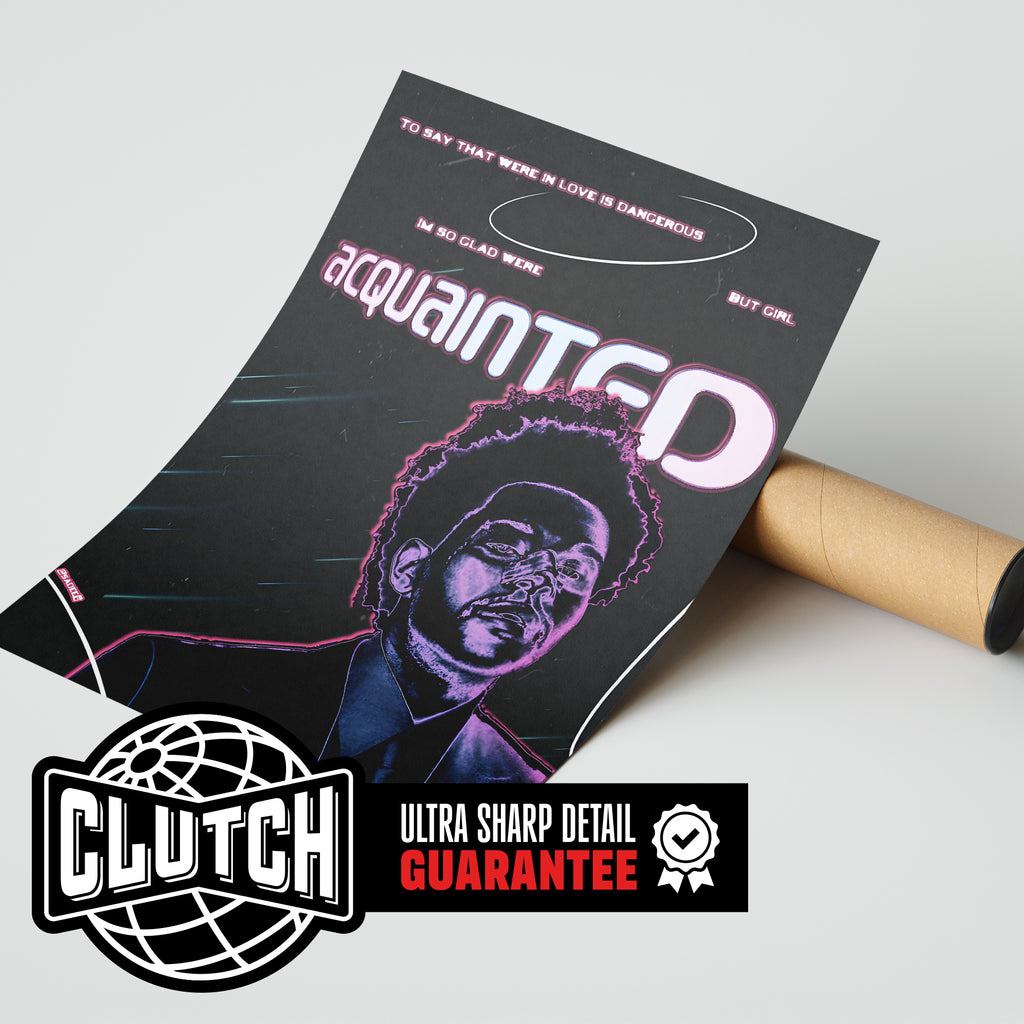 The Weeknd 'Acquainted' Poster