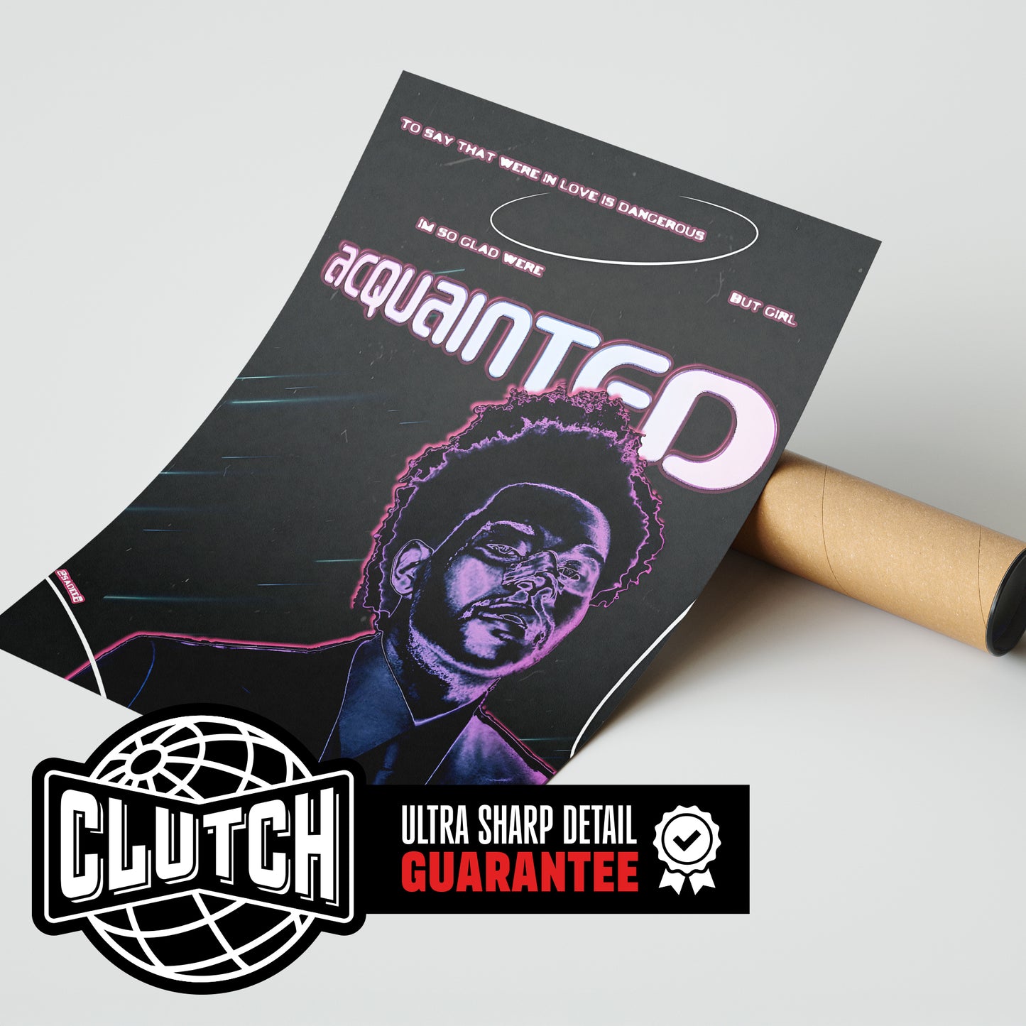 The Weeknd 'Acquainted' Poster