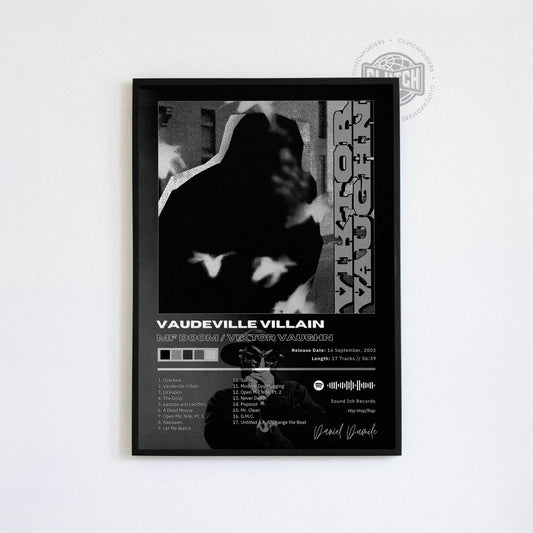 MF DOOM 'Vaudeville Villain' Album Poster