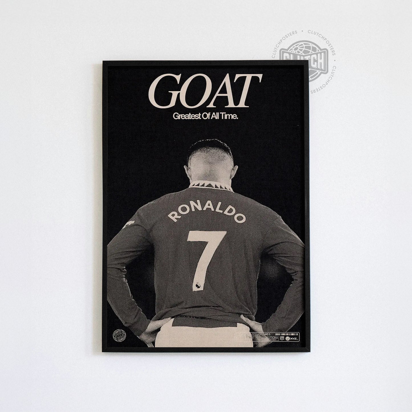 Cristiano Ronaldo 'GOAT' Poster