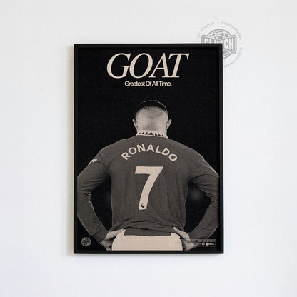 Cristiano Ronaldo 'GOAT' Poster