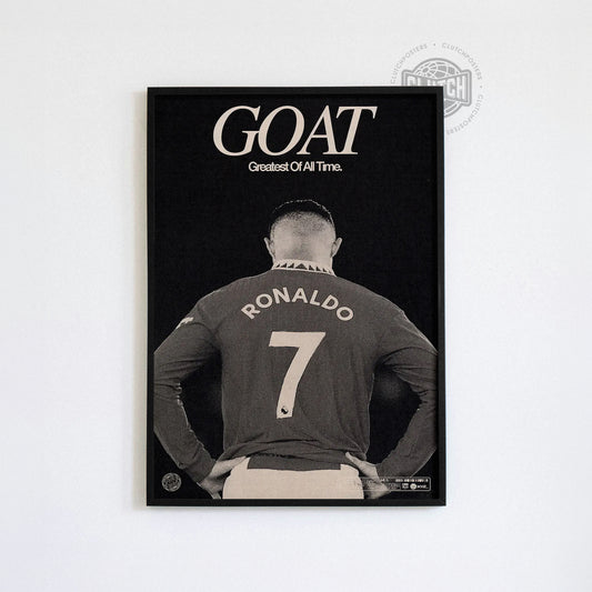 Cristiano Ronaldo 'GOAT' Poster