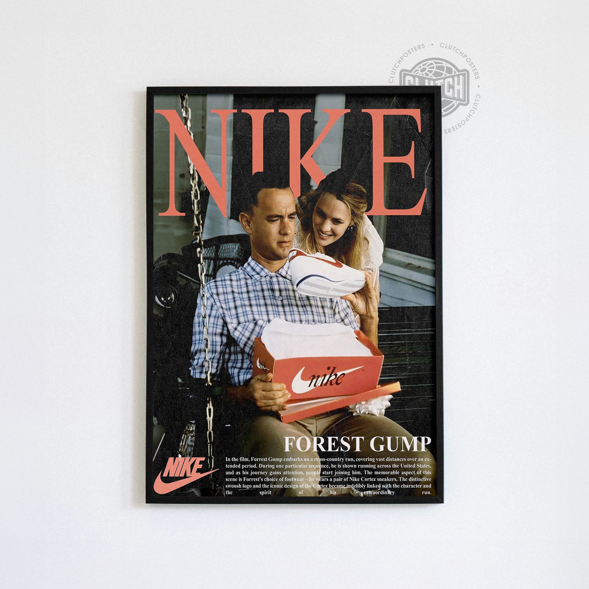 Nike Cortez 'Forrest Gump' Poster