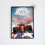 US Grand Prix F1 Poster