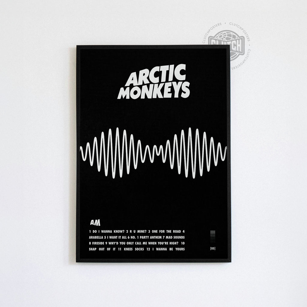 Arctic Monkeys 'AM' Album Poster