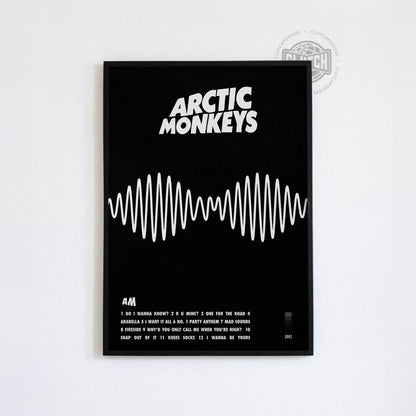 Arctic Monkeys 'AM' Album Poster