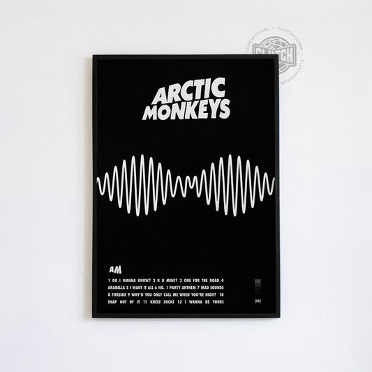Arctic Monkeys 'AM' Album Poster