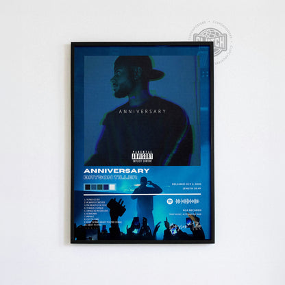 Bryson Tiller 'Anniversary' Album Poster