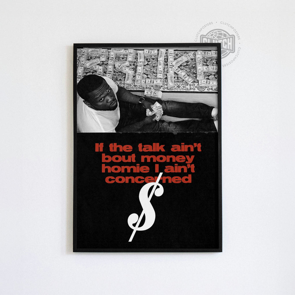 50 Cent Money Talk Poster