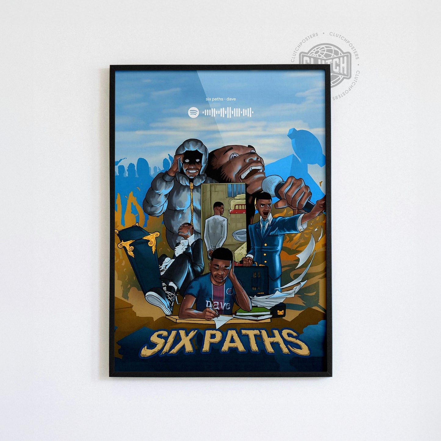 Dave 'Six Paths' Spotify Poster