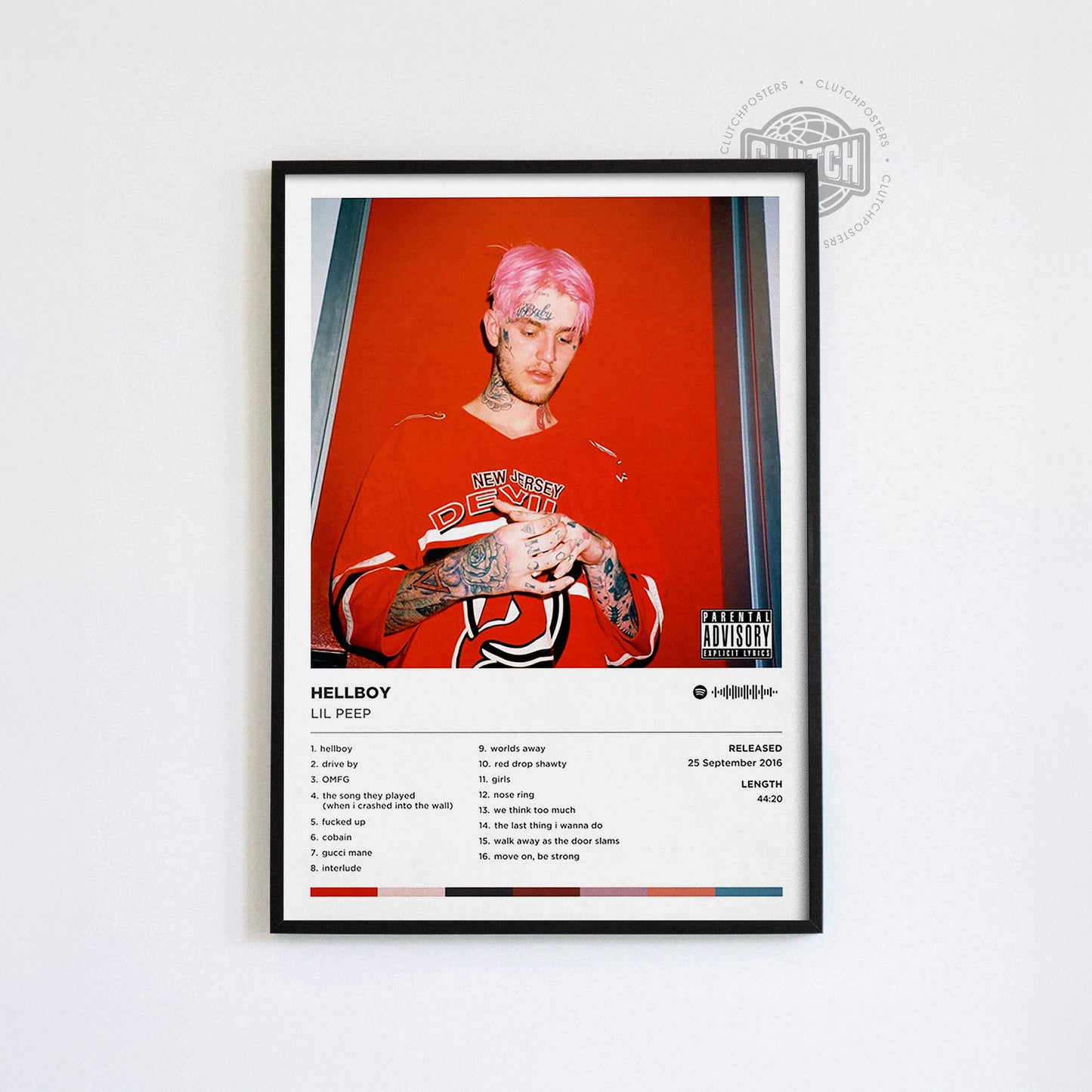 Lil Peep 'Hellboy' Album Poster