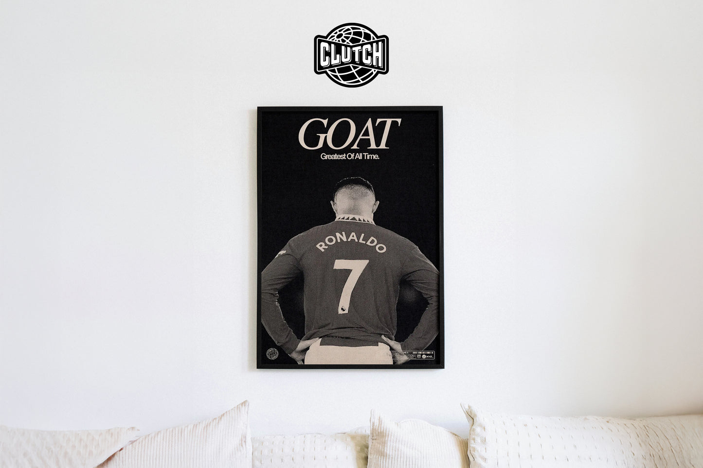 Cristiano Ronaldo 'GOAT' Poster