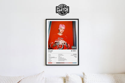 Lil Peep 'Hellboy' Album Poster