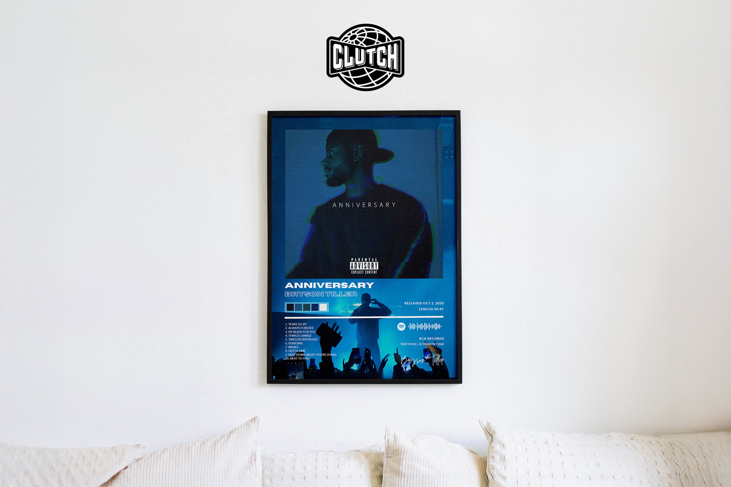 Bryson Tiller 'Anniversary' Album Poster