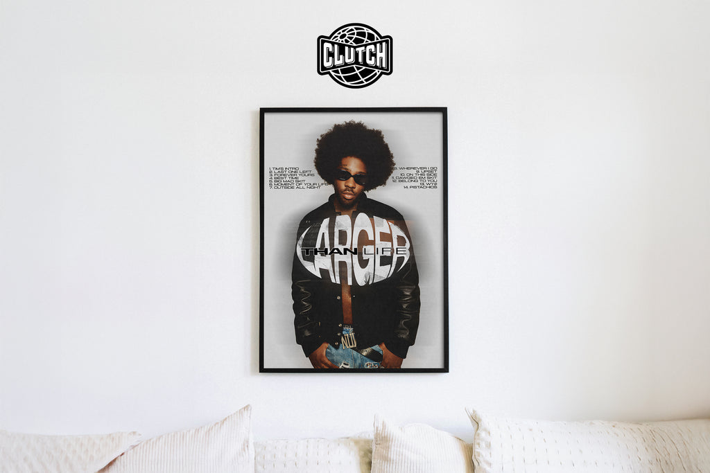 Brent Faiyaz 'Larger Than Life' Poster