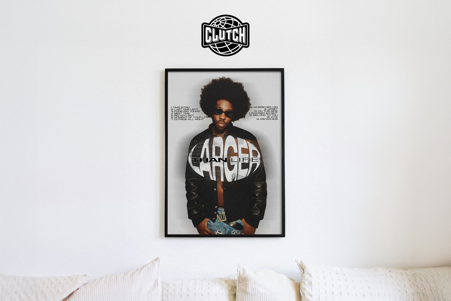 Brent Faiyaz 'Larger Than Life' Poster