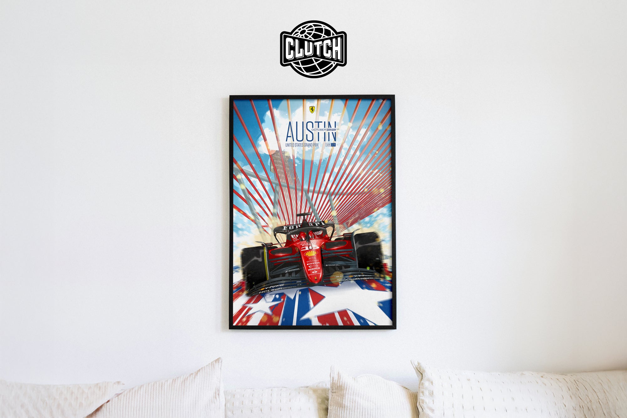 US Grand Prix F1 Poster