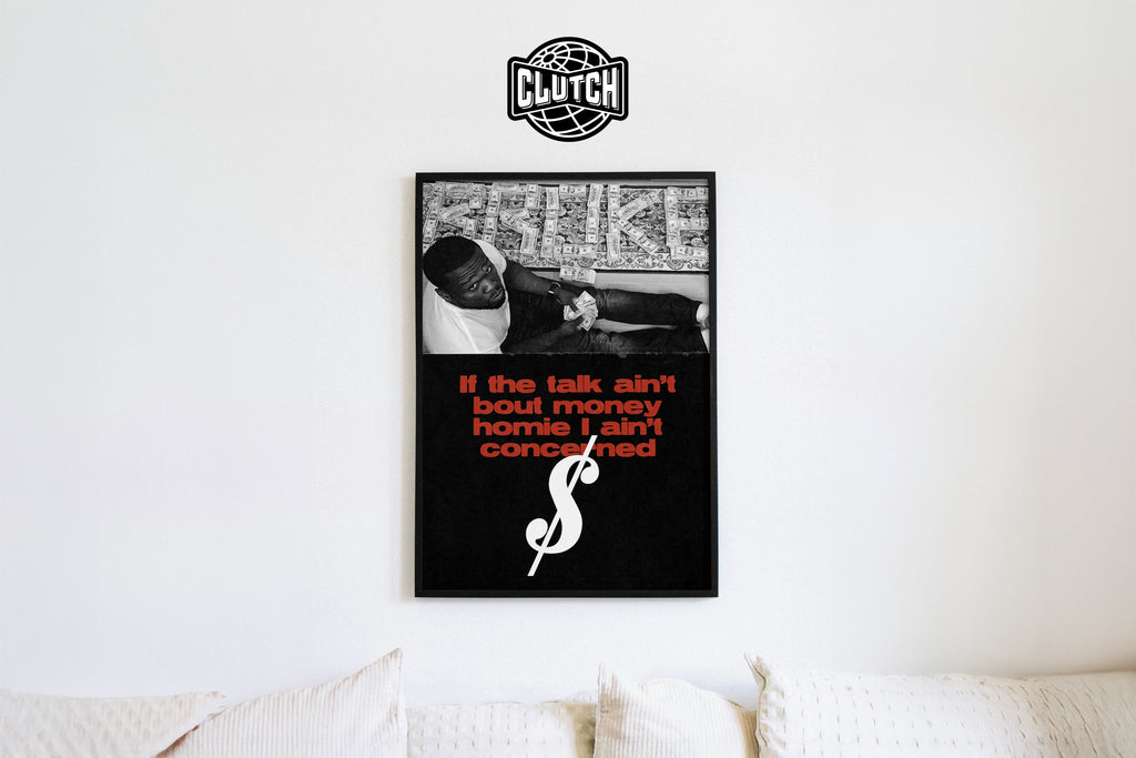 50 Cent Money Talk Poster